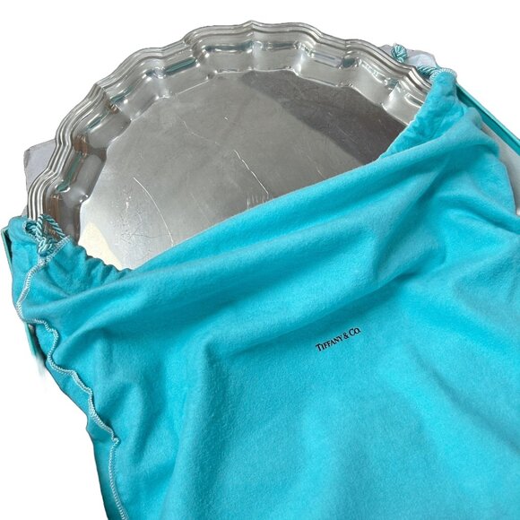 Vintage Tiffany & Co. Handcrafted Pewter Tray/Platter - with Tiffany Bag + Box - Picture 6 of 6